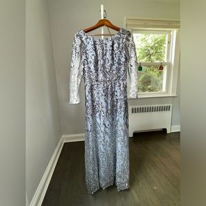 Sequin evening dress for mother of bride